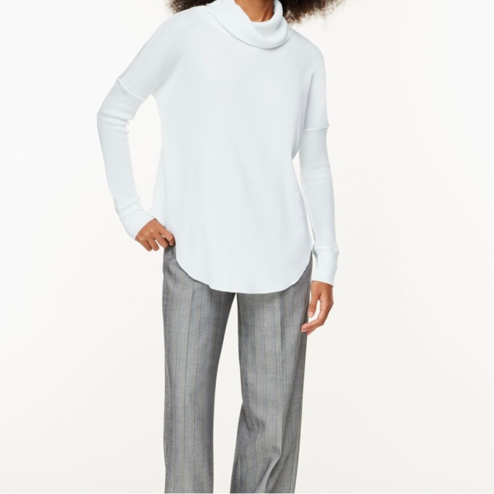 Aritzia Babaton Thermal Cowl Neck Shirt - Picture 7 of 7